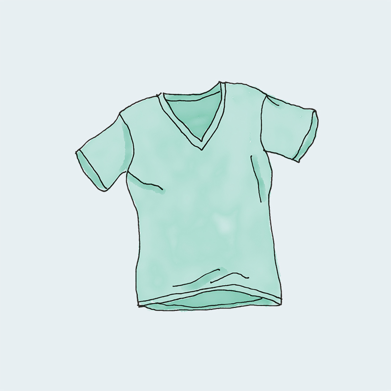 V-Neck T-Shirt - Görsel 3